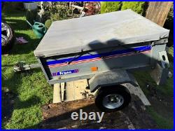Metal trailer with cover