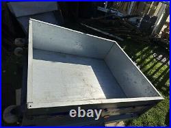 Metal trailer with cover