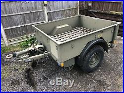 Military Land Rover Army penman sankey trailer 3/4t DISC Braked with pvc cover