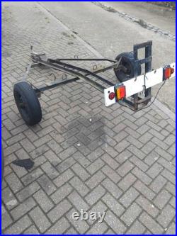 Motorbike Trailer Folding Back For Eaesy Londing With Lights