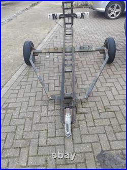Motorbike Trailer Folding Back For Eaesy Londing With Lights