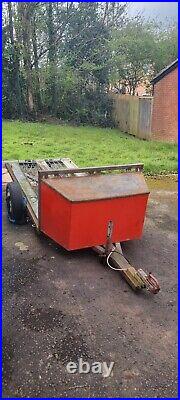 Motorbike Trailer With Large Storage Box