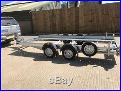 Nearly New Woodford Car Transporter Trailer 14' x 6