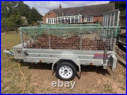 New 8X5 Apache Trailer Heavy Duty Galvanised Trailer 750GVW + Free Loading Ramps