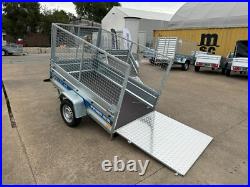New Cage Trailer 6x4 Knott Suspension 750kg Tipping Car Trailer Tail Ramp New Cage Trailer 6x4 Knott Suspension 750kg Tipping Car Trailer Tail Ramp