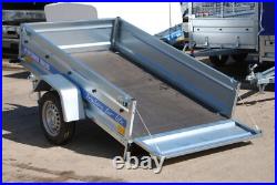 New Cage Trailer 6x4 Knott Suspension 750kg Tipping Car Trailer Tail Ramp