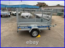 New Cage Trailer 6x4 Knott Suspension 750kg Tipping Car Trailer Tail Ramp