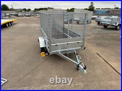 New Cage Trailer 6x4 Knott Suspension 750kg Tipping Car Trailer Tail Ramp
