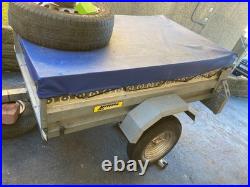 Noval 5x3 Trailer With Cover and spare wheel