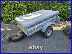 Noval Portaflot Galvanised Utility Trailer with Cover & Spare Wheel