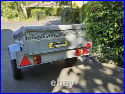Noval Portaflot Galvanised Utility Trailer with Cover & Spare Wheel