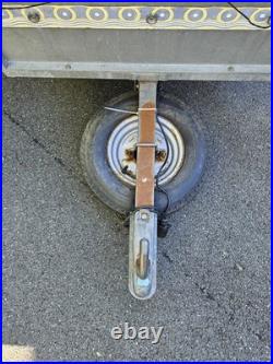 Noval Portaflot Galvanised Utility Trailer with Cover & Spare Wheel