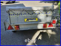 Noval Portaflot Galvanised Utility Trailer with Cover & Spare Wheel