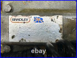 Nugent twin axle braked plant trailer with rear ramp