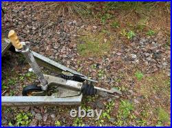 Nugent twin axle braked plant trailer with rear ramp