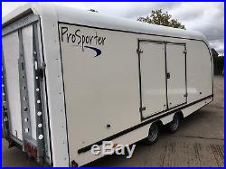 PRG Prosporter enclosed car transporter/Trailer