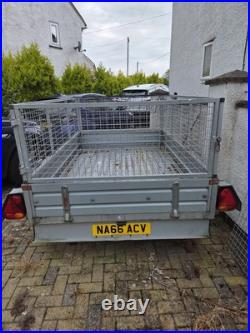 Paxton 8'x4' Galvanised Road Trailer With Cage Paxton 8'x4' Galvanised Road Trailer With Cage