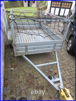 Paxton 8'x4' Galvanised Road Trailer With Cage Paxton 8'x4' Galvanised Road Trailer With Cage