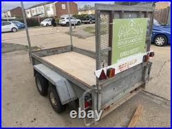 Plant Trailer 8x4 Twin Axle Steel Frame Heavy Duty Trailer 2 Tonne