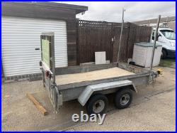 Plant Trailer 8x4 Twin Axle Steel Frame Heavy Duty Trailer 2 Tonne
