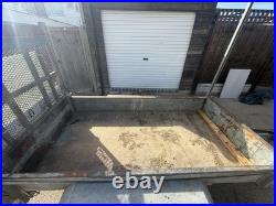 Plant Trailer 8x4 Twin Axle Steel Frame Heavy Duty Trailer 2 Tonne