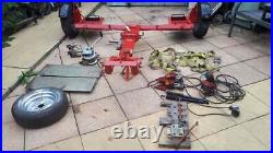 Professional car recovery towing dolly trailer