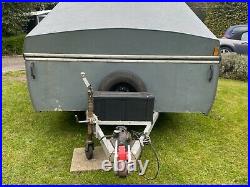 REDUCED Clam Shell Race / Sports Car Trailer Transporter Twin Axle Historic