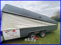 REDUCED Clam Shell Race / Sports Car Trailer Transporter Twin Axle Historic