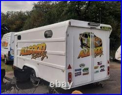 Race car transporter inclosed box trailer