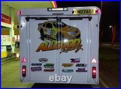 Race car transporter inclosed box trailer