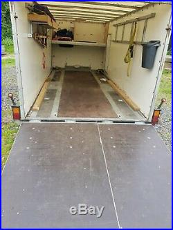 Race car transporter trailer
