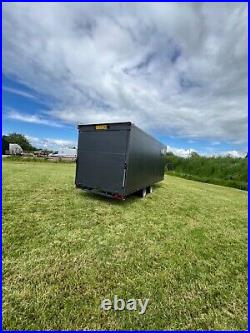 Race exhibition trailer large awning. Aluminium body 1 year old- full electrics