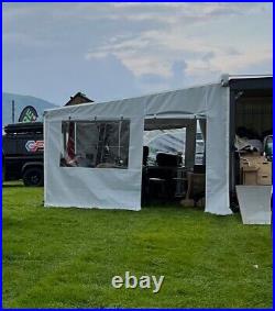 Race exhibition trailer large awning. Aluminium body 1 year old- full electrics