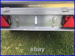 Rare 2019 Erde 143 Tipping Trailer, 10 Wheels, Top Cover Perfect Camping, Spare
