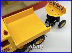 Rare Britains Autoway Unimog Snow Plough & Gritting Trailer Near Mint & Boxed