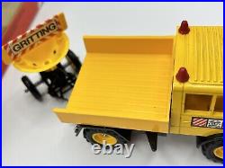 Rare Britains Autoway Unimog Snow Plough & Gritting Trailer Near Mint & Boxed