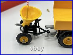 Rare Britains Autoway Unimog Snow Plough & Gritting Trailer Near Mint & Boxed