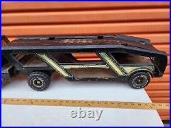 Rare Tonka Car Hauler/Trailer MR 970 Pressed Steel Complete