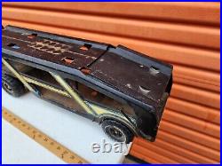 Rare Tonka Car Hauler/Trailer MR 970 Pressed Steel Complete