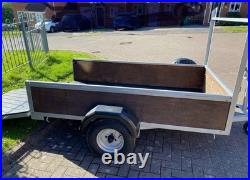 Rear Loading 7X4ft Trailer With Winch