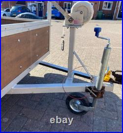 Rear Loading 7X4ft Trailer With Winch