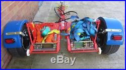 Recovery Trailer Towing System Dolly Adjustable wheel base independent Breaking