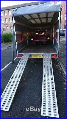 Recovery trailer car transporter