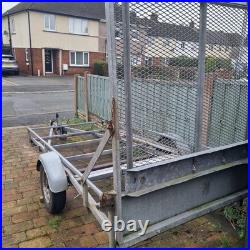 Redcap Garage 1300kg Braked Trailer Project / Spares or Repair 2002 plant