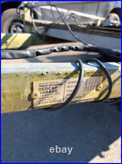 Redcap Garage 1300kg Braked Trailer Project / Spares or Repair 2002 plant