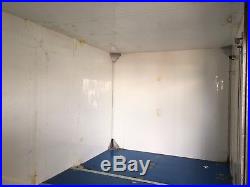 Refrigerated Box Storage Trailer Mounted On Single Axle Trailer Portable Cold
