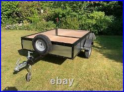 Refurbished trailer 10inch wheels. Camping/quad/goods/tip trip/karting/utility