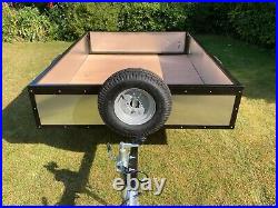 Refurbished trailer 10inch wheels. Camping/quad/goods/tip trip/karting/utility