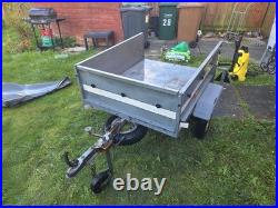 Remorques Small Trailer 3.5ft X 3ft With Cover