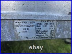 Remorques Small Trailer 3.5ft X 3ft With Cover